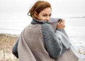 Вязаный пуловер со спущенными плечами Схема вязания пуловера со спущенными плечами